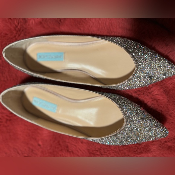 Betsey Johnson Crystal Studded Flats - Picture 8 of 13